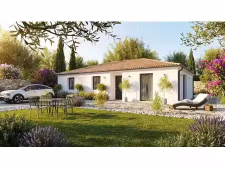 terrain avec maison neuve à vendre
