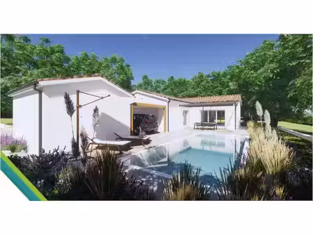 terrain avec maison neuve à vendre
