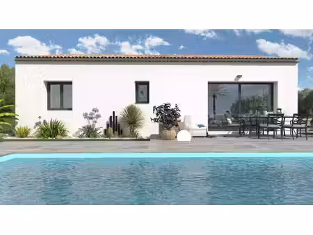 terrain avec maison neuve à vendre