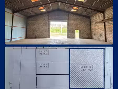 location bâtiment atelier stockage
