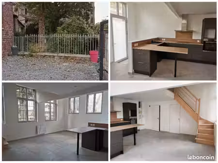 centre rouen - appartement lumineux - vue sur jardins eglise st paul