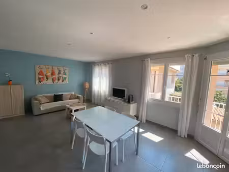 canet - t2 meublé refait à neuf (sept à juin)