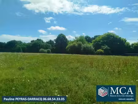 vente terrain 2480 m² à saint-sever (40500)  75 000 €