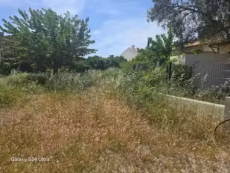 vente terrain 308 m² à frontignan (34110)  180 000 €