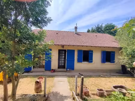 maison avec sous-sol et terrain