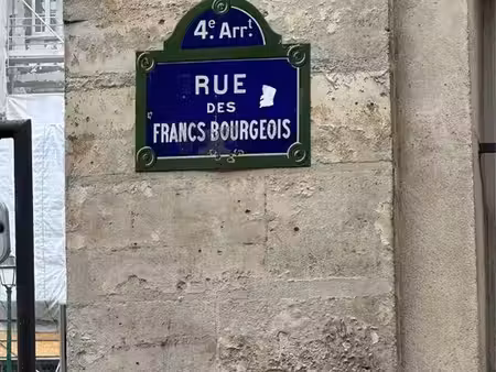 cession boutique rue francs bourgeois paris 4