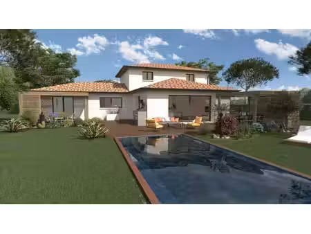 terrain avec maison neuve à vendre