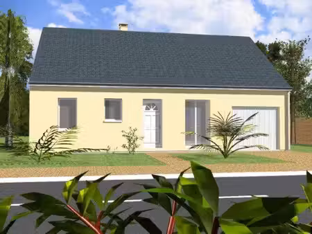 terrain avec maison neuve à vendre