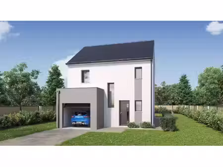 terrain avec maison neuve à vendre