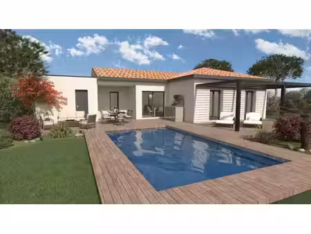 terrain avec maison neuve à vendre