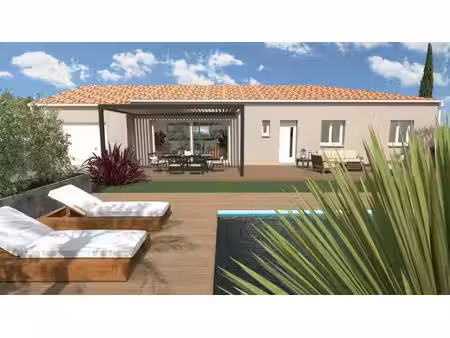 terrain avec maison neuve à vendre