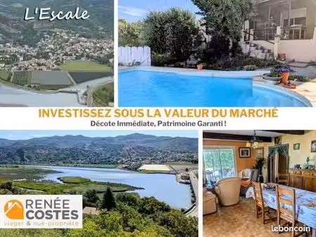 maison en viager 4 pièces 90 m²