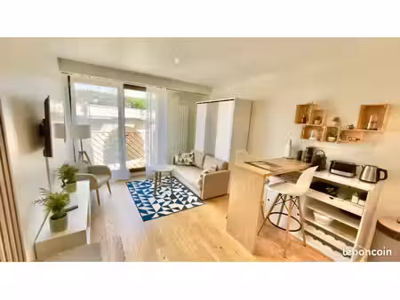 grand studio meublé - 37m2 - luxueux et résidence neuve
