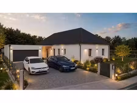 terrain avec maison neuve à vendre