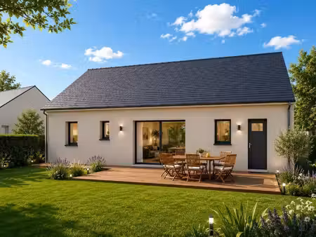 terrain avec maison neuve à vendre
