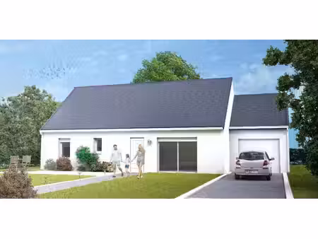 terrain avec maison neuve à vendre