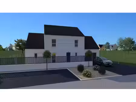 terrain avec maison neuve à vendre