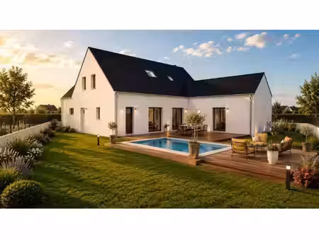 terrain avec maison neuve à vendre