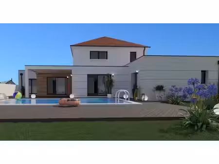terrain avec maison neuve à vendre