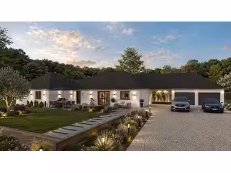 terrain avec maison neuve à vendre