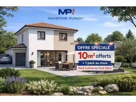 terrain avec maison neuve à vendre