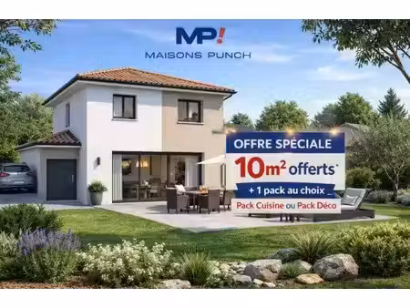terrain avec maison neuve à vendre