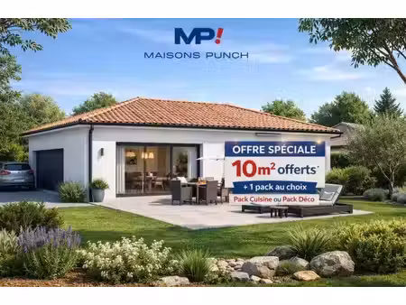 terrain avec maison neuve à vendre