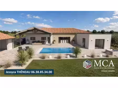 terrain avec maison neuve à vendre