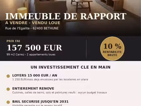 immeuble à vendre