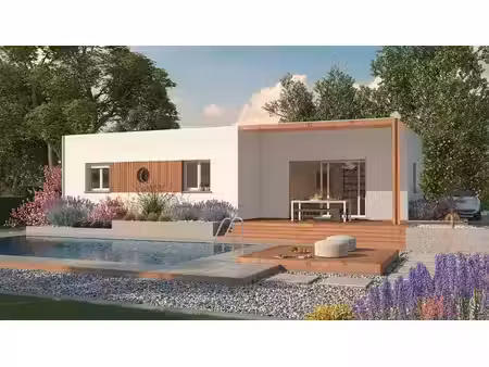 terrain avec maison neuve à vendre