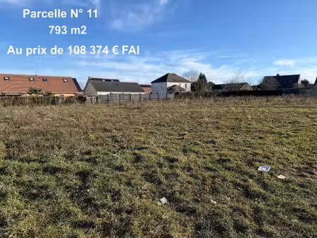 terrain constructible viabilisé à vendre