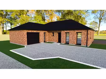 terrain avec maison neuve à vendre