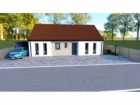 terrain avec maison neuve à vendre