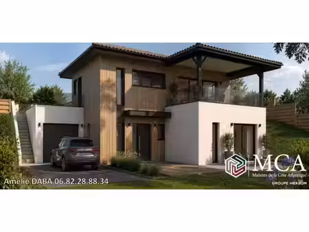 terrain avec maison neuve à vendre