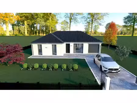 terrain avec maison neuve à vendre