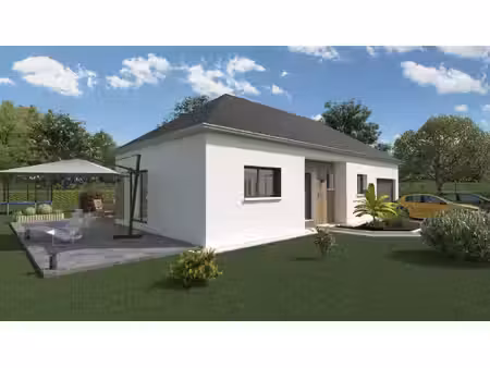 terrain avec maison neuve à vendre