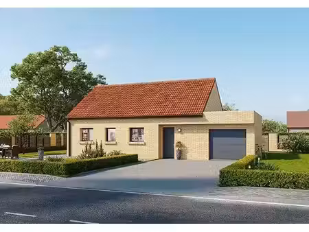 terrain avec maison neuve à vendre