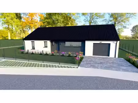 terrain avec maison neuve à vendre