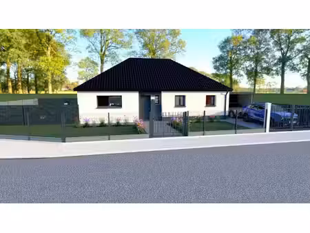 terrain avec maison neuve à vendre