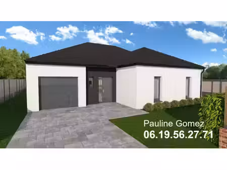 terrain avec maison neuve à vendre