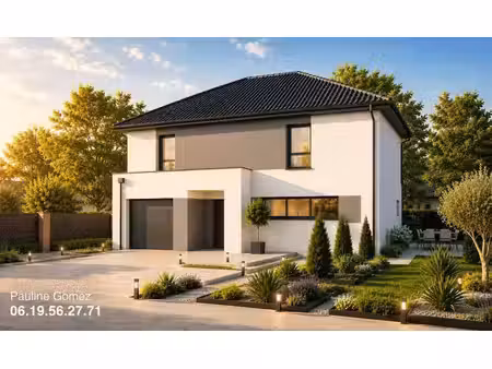 terrain avec maison neuve à vendre