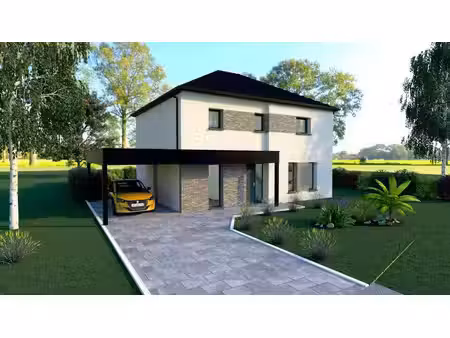 terrain avec maison neuve à vendre