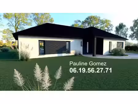 terrain avec maison neuve à vendre