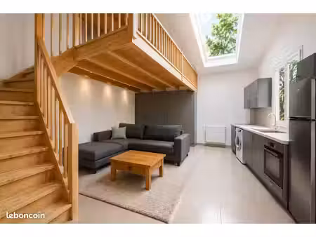 charmant meublé avec mezzanine et terrasse