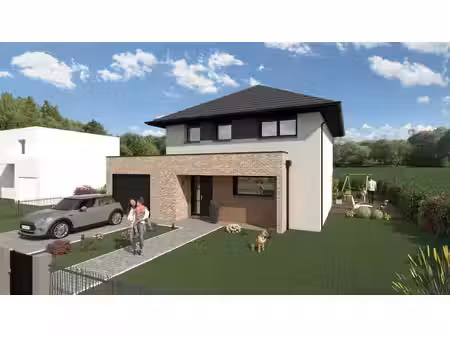 terrain avec maison neuve à vendre