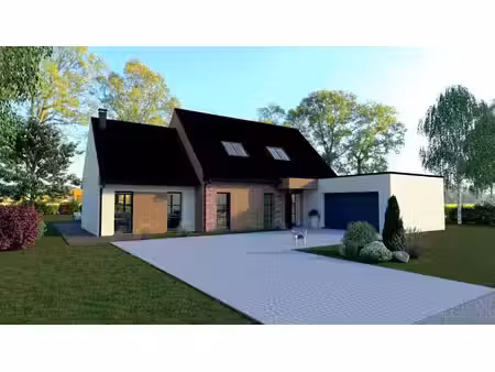 terrain avec maison neuve à vendre