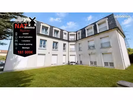 appartement 2 pièces 53 m²