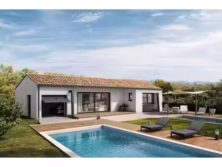 terrain avec maison neuve à vendre