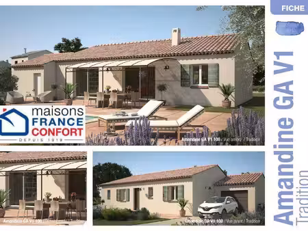 terrain avec maison neuve à vendre