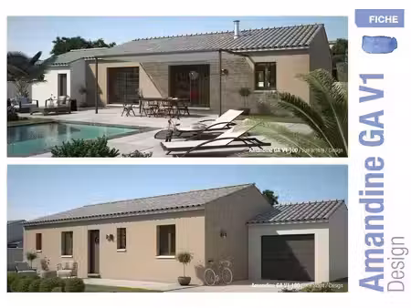 terrain avec maison neuve à vendre